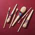 EIGSHOW Beauty ESSENTIAL SERIES - 7 PCS YELLOW FRESHER BRUSH KIT WITH ECO-FRIENDLY CARTON CYLINDER